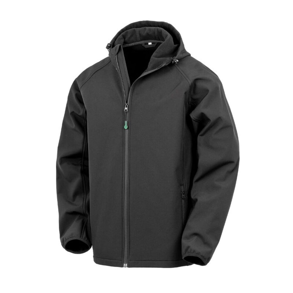 Result Mens  3 Layer Recycled Soft Shell Jacket / Black